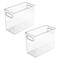 mDesign Plastic Kitchen Pantry Storage Organizer Container Bin